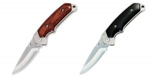 Two Different Handle Types for the Buck 277 folding alpha hunter