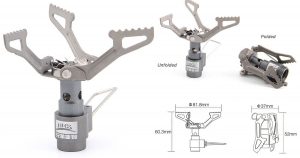 The BRS Only is an excellent budget backpacking stove.